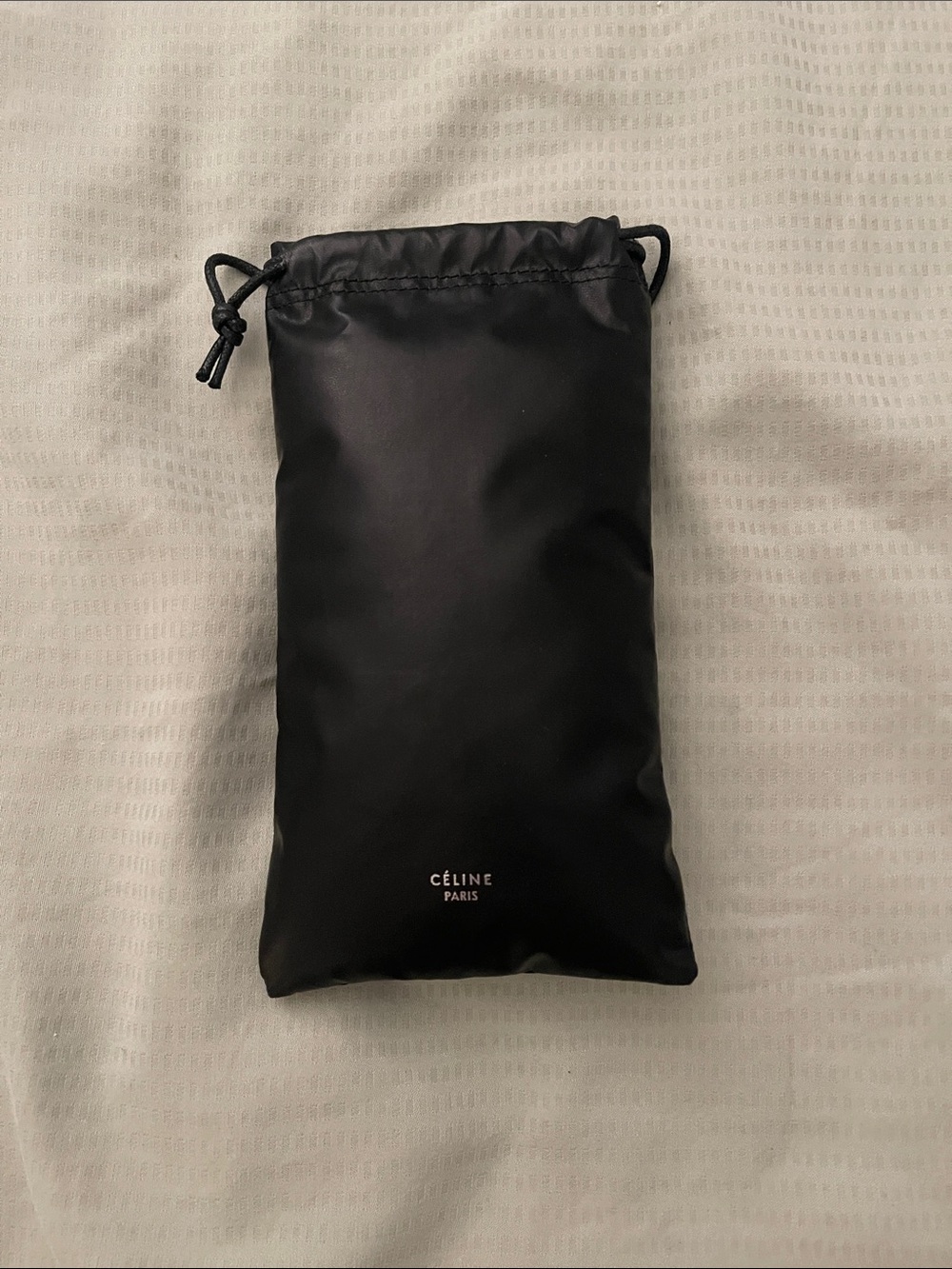 Celine Black Drawstring Dust Pouch